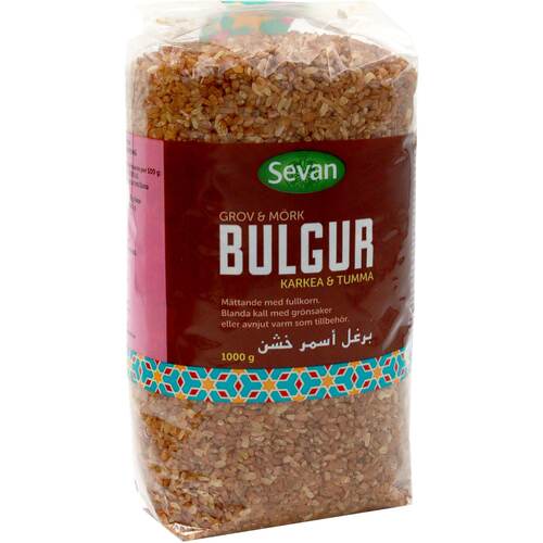Sevan Bulgur Grov Mörk Pilavlik
